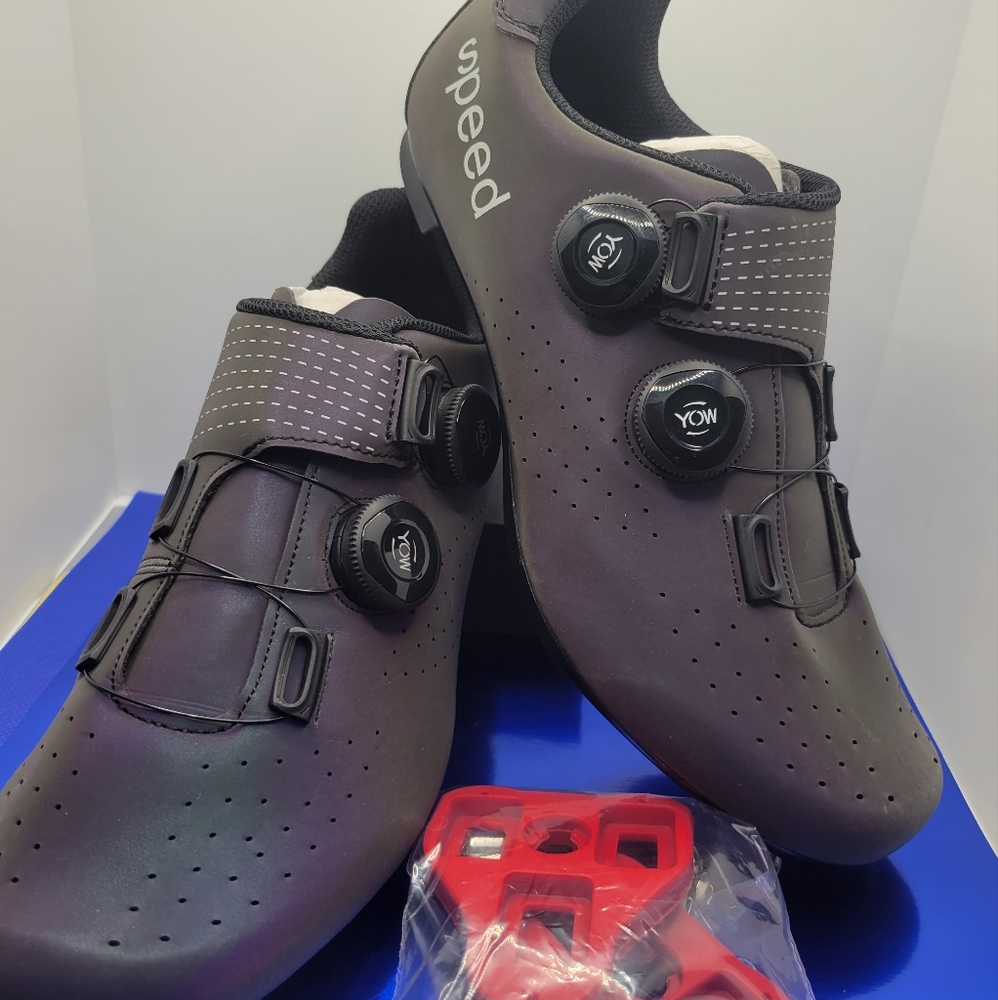 NEW, SCURTAIN UNISEX CYCLING S REMOVABLE CLEAT LOCK PEDAL Sz US 7,  (40) Mens